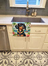 Load image into Gallery viewer, Dachshund Luau Kitchen Towel