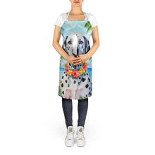 Load image into Gallery viewer, Dalmatian Luau Apron – Artist-Designed Kitchen, BBQ &amp; Craft Apron