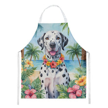 Load image into Gallery viewer, Dalmatian Luau Apron – Artist-Designed Kitchen, BBQ &amp; Craft Apron