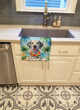 Load image into Gallery viewer, Dalmatian Luau Kitchen Towel
