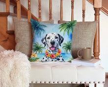 Load image into Gallery viewer, Dalmatian Luau Throw Pillow - 14x14 Decorative Pillow – Art for Your Home &amp; Patio
