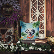 Load image into Gallery viewer, Dalmatian Luau Throw Pillow - 14x14 Decorative Pillow – Art for Your Home &amp; Patio