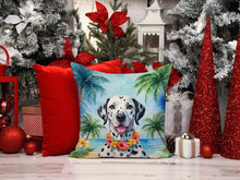 Load image into Gallery viewer, Dalmatian Luau Throw Pillow - 14x14 Decorative Pillow – Art for Your Home &amp; Patio
