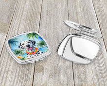 Load image into Gallery viewer, Dalmatian Luau Compact Mirror – Stylish Purse Mirror with Artistic Covers