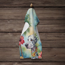 Load image into Gallery viewer, Dalmatian Luau Kitchen Towel