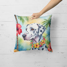 Load image into Gallery viewer, Dalmatian Luau Throw Pillow