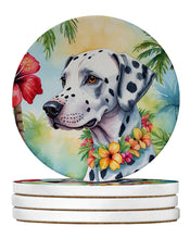 Load image into Gallery viewer, Dalmatian Luau Large Sandstone Coasters Pack of 4