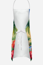 Load image into Gallery viewer, Doberman Pinscher Luau Apron – Artist-Designed Kitchen, BBQ &amp; Craft Apron