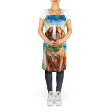 Load image into Gallery viewer, Dogue de Bordeaux Luau Apron – Artist-Designed Kitchen, BBQ &amp; Craft Apron