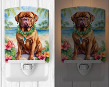 Load image into Gallery viewer, Dogue de Bordeaux Luau Ceramic Night Light