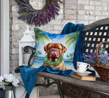 Load image into Gallery viewer, Dogue de Bordeaux Luau Throw Pillow