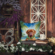 Load image into Gallery viewer, Dogue de Bordeaux Luau Throw Pillow
