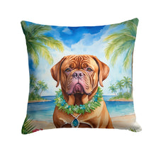 Load image into Gallery viewer, Dogue de Bordeaux Luau Throw Pillow