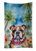 Load image into Gallery viewer, English Bulldog Luau Kitchen Towel