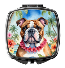 Load image into Gallery viewer, English Bulldog Luau Compact Mirror – Stylish Purse Mirror with Artistic Covers