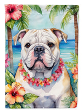 Load image into Gallery viewer, English Bulldog Luau House Flag