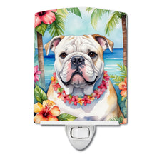 Load image into Gallery viewer, English Bulldog Luau Ceramic Night Light