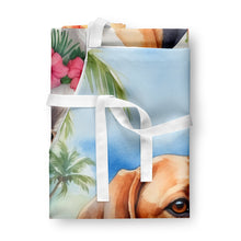 Load image into Gallery viewer, English Foxhound Luau Apron – Artist-Designed Kitchen, BBQ &amp; Craft Apron