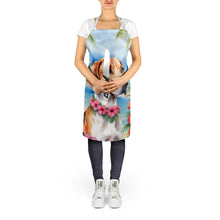 Load image into Gallery viewer, English Foxhound Luau Apron – Artist-Designed Kitchen, BBQ &amp; Craft Apron
