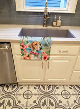 Load image into Gallery viewer, English Foxhound Luau Kitchen Towel