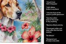 Load image into Gallery viewer, English Foxhound Luau Kitchen Towel