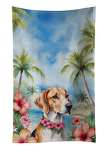 Load image into Gallery viewer, English Foxhound Luau Kitchen Towel