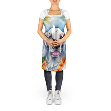 Load image into Gallery viewer, English Setter Luau Apron – Artist-Designed Kitchen, BBQ &amp; Craft Apron