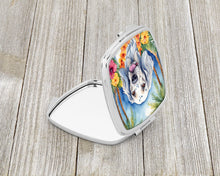 Load image into Gallery viewer, English Setter Luau Compact Mirror – Stylish Purse Mirror with Artistic Covers