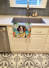 Load image into Gallery viewer, English Springer Spaniel Luau Kitchen Towel