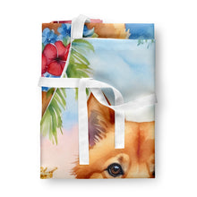 Load image into Gallery viewer, Finnish Spitz Luau Apron – Artist-Designed Kitchen, BBQ &amp; Craft Apron