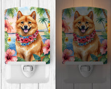 Load image into Gallery viewer, Finnish Spitz Luau Ceramic Night Light