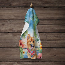 Load image into Gallery viewer, Finnish Spitz Luau Kitchen Towel