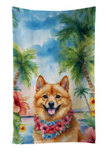 Load image into Gallery viewer, Finnish Spitz Luau Kitchen Towel