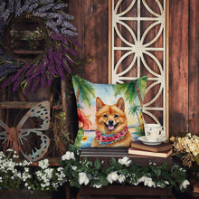 Load image into Gallery viewer, Finnish Spitz Luau Throw Pillow