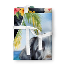 Load image into Gallery viewer, Flat-Coated Retriever Luau Apron – Artist-Designed Kitchen, BBQ &amp; Craft Apron
