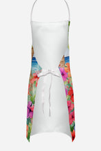 Load image into Gallery viewer, Flat-Coated Retriever Luau Apron – Artist-Designed Kitchen, BBQ &amp; Craft Apron