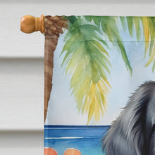 Load image into Gallery viewer, Flat-Coated Retriever Luau House Flag