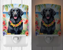 Load image into Gallery viewer, Flat-Coated Retriever Luau Ceramic Night Light