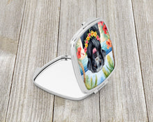 Load image into Gallery viewer, Flat-Coated Retriever Luau Compact Mirror – Stylish Purse Mirror with Artistic Covers