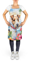 Load image into Gallery viewer, Fox Terrier Luau Apron – Artist-Designed Kitchen, BBQ &amp; Craft Apron
