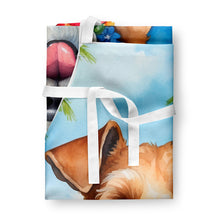 Load image into Gallery viewer, Fox Terrier Luau Apron – Artist-Designed Kitchen, BBQ &amp; Craft Apron