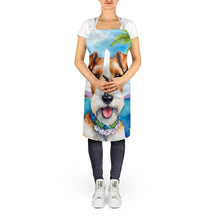 Load image into Gallery viewer, Fox Terrier Luau Apron – Artist-Designed Kitchen, BBQ &amp; Craft Apron