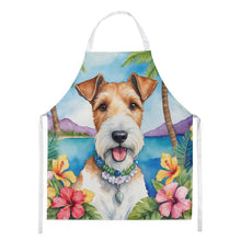 Load image into Gallery viewer, Fox Terrier Luau Apron – Artist-Designed Kitchen, BBQ &amp; Craft Apron