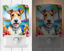 Load image into Gallery viewer, Fox Terrier Luau Ceramic Night Light
