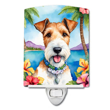 Load image into Gallery viewer, Fox Terrier Luau Ceramic Night Light