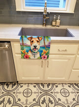 Load image into Gallery viewer, Fox Terrier Luau Kitchen Towel