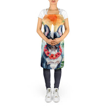 Load image into Gallery viewer, French Bulldog Luau Apron – Artist-Designed Kitchen, BBQ &amp; Craft Apron