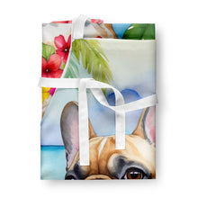 Load image into Gallery viewer, French Bulldog Luau Apron – Artist-Designed Kitchen, BBQ &amp; Craft Apron