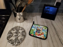 Load image into Gallery viewer, French Bulldog Luau Pot Holders - Set of 2 Decorative Kitchen Helpers | Made in the USA