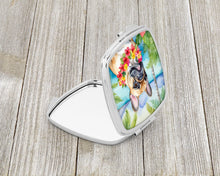Load image into Gallery viewer, French Bulldog Luau Compact Mirror – Stylish Purse Mirror with Artistic Covers
